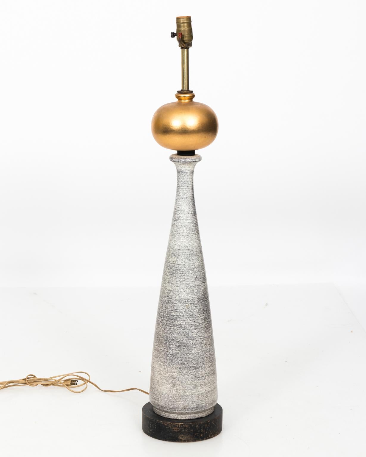 20th Century Mid-Century Modern Ceramic Lamp For Sale