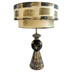 Lampe en céramique mi-siècle moderne