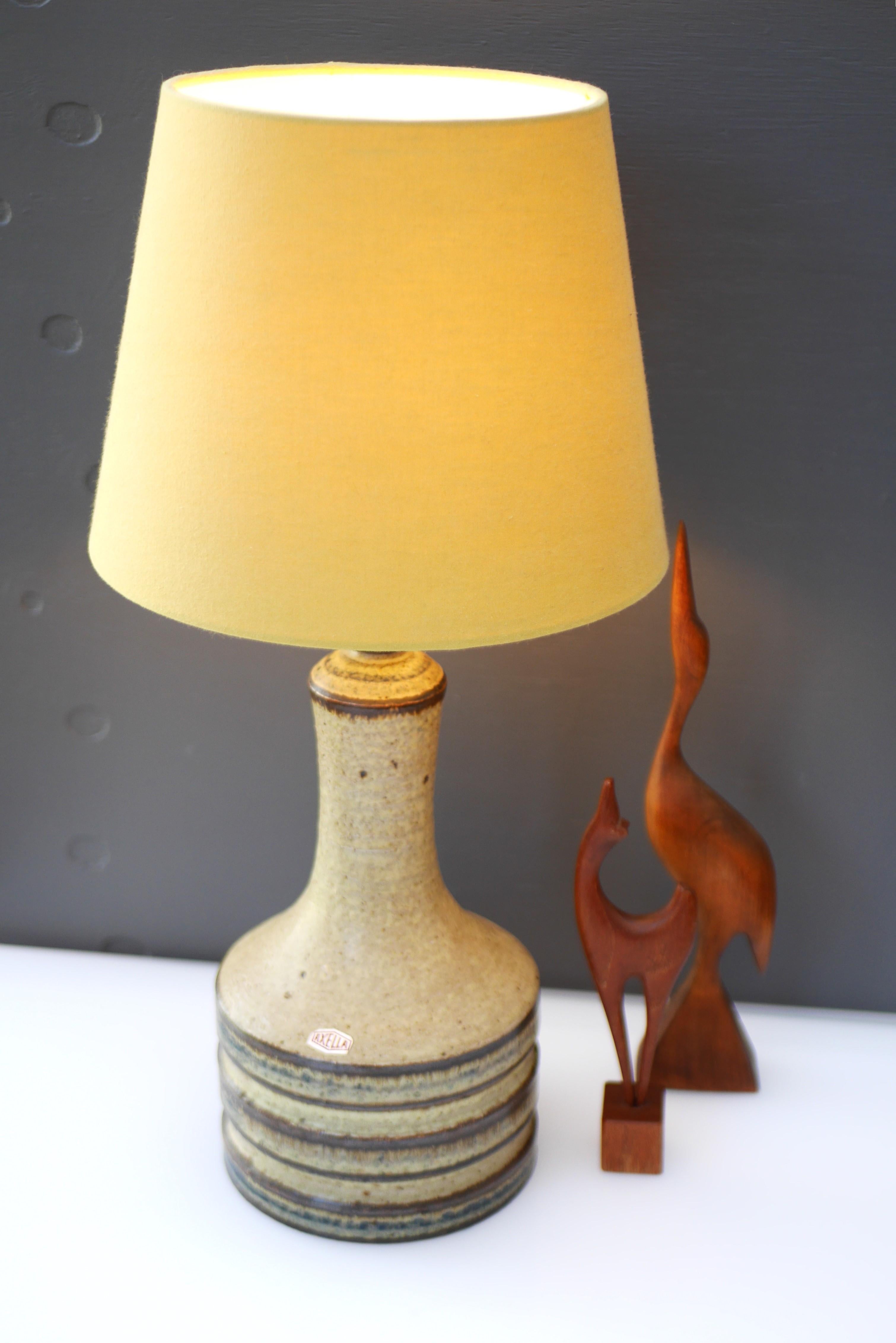 Mid-Century Modern Ceramic large Table Lamp from Axella, Denmark For Sale 5