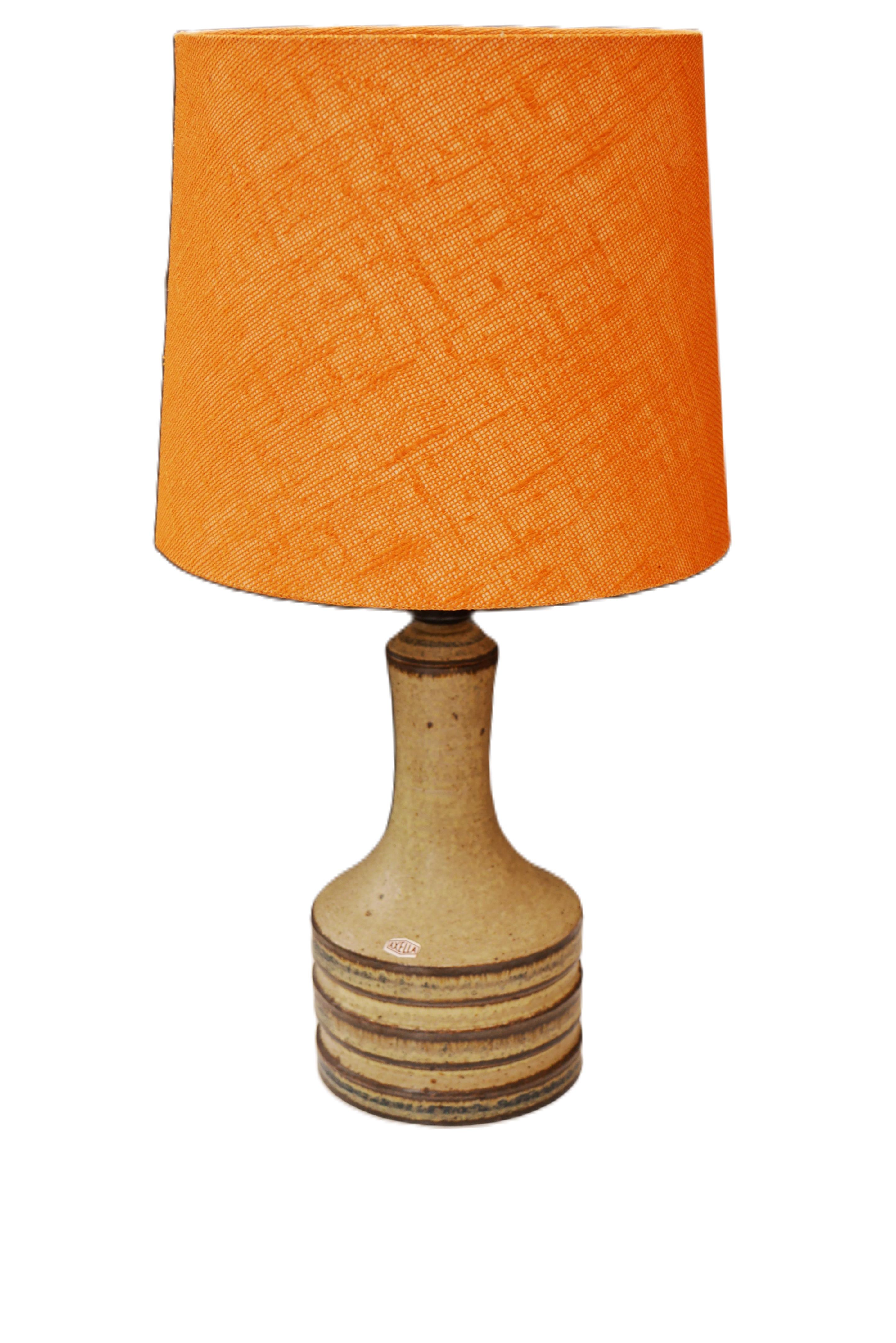 Mid-Century Modern Ceramic large Table Lamp from Axella, Denmark In Good Condition For Sale In Skarpnäck, SE
