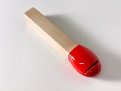 Mid Century Modern Ceramic Matchstick Box by M Edelman Mancer Raymor Italy 1970s