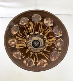 Mid-Century Modern Ceramic Pendant Lamp, Scandinavian, 1960s