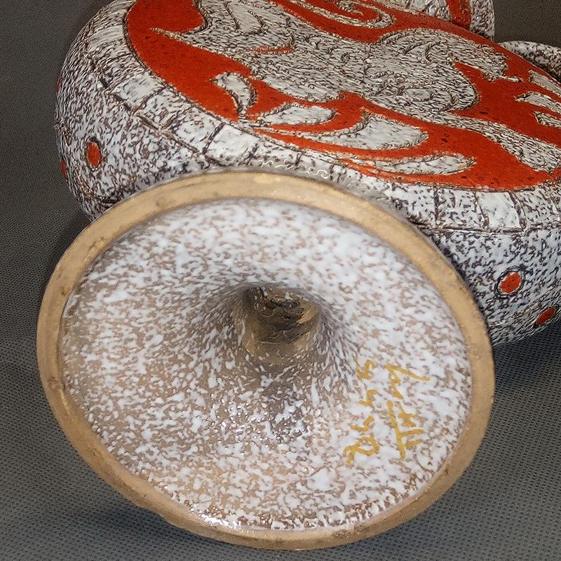 Jarra de cerámica moderna de mediados de siglo de Fratelli Fanciullacci Italia en venta 2