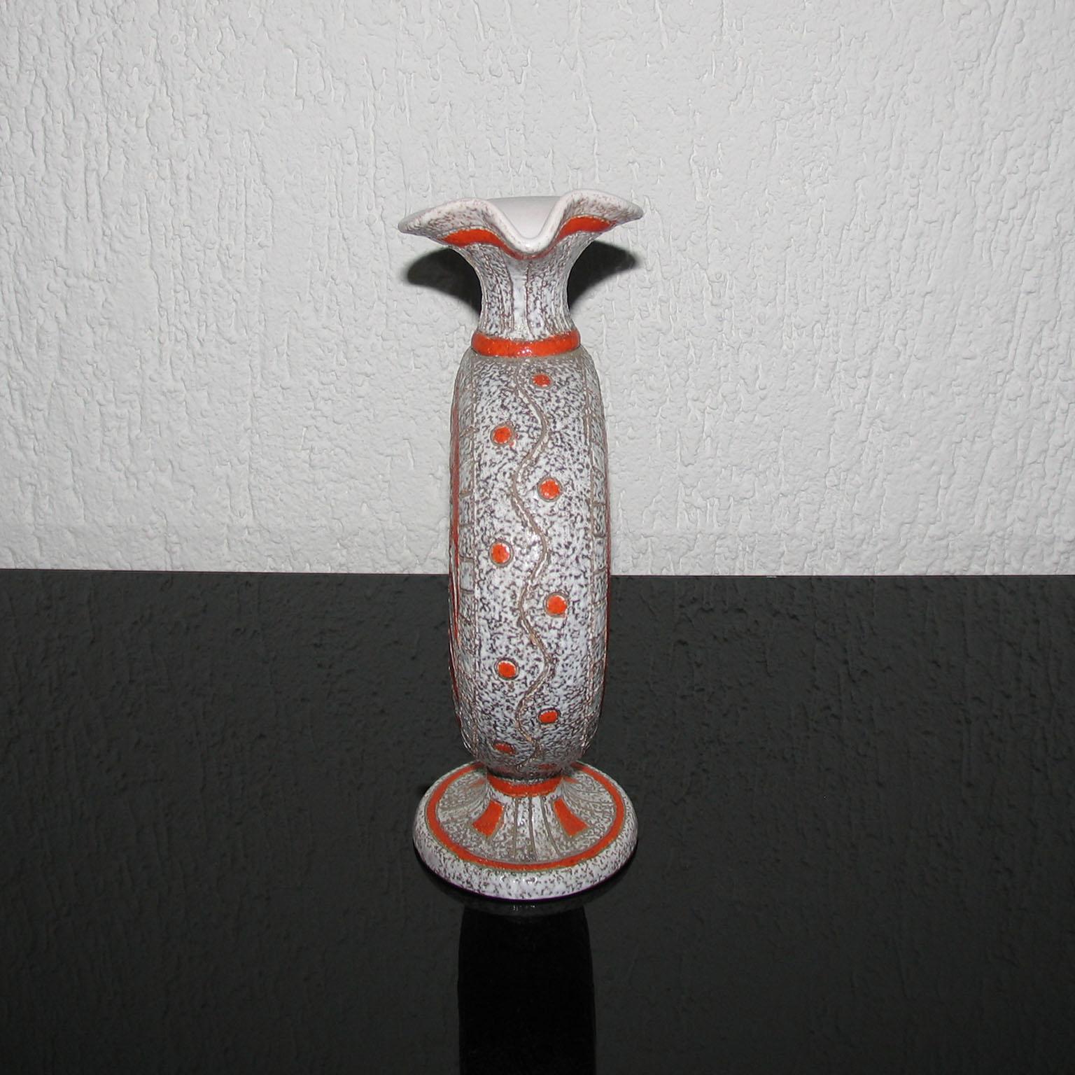 Jarra de cerámica moderna de mediados de siglo de Fratelli Fanciullacci Italia Italiano en venta