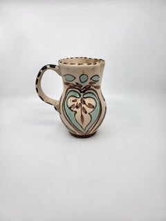 Mid-Century Modern Ceramic Pitcher, Picasso Style, France, 1950