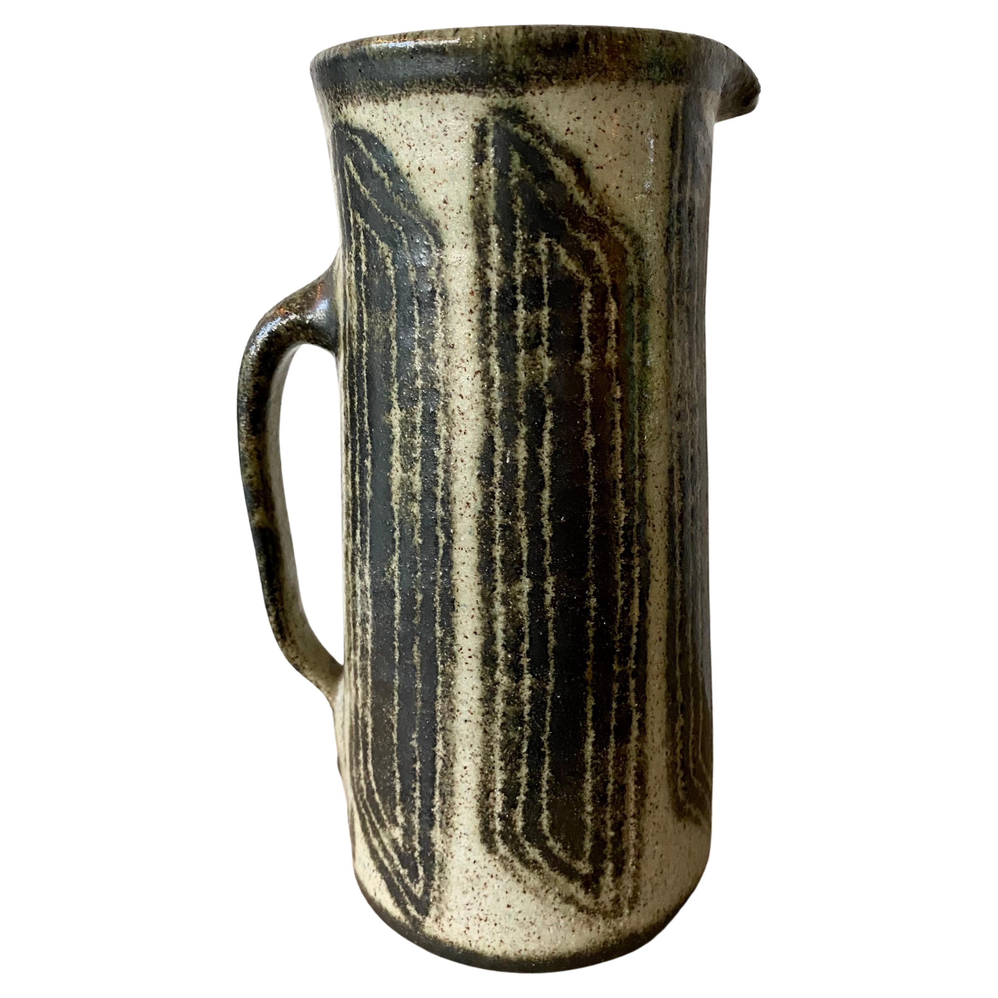 Pichet en céramique moderne du milieu du siècle, vase de Han Cornelissen