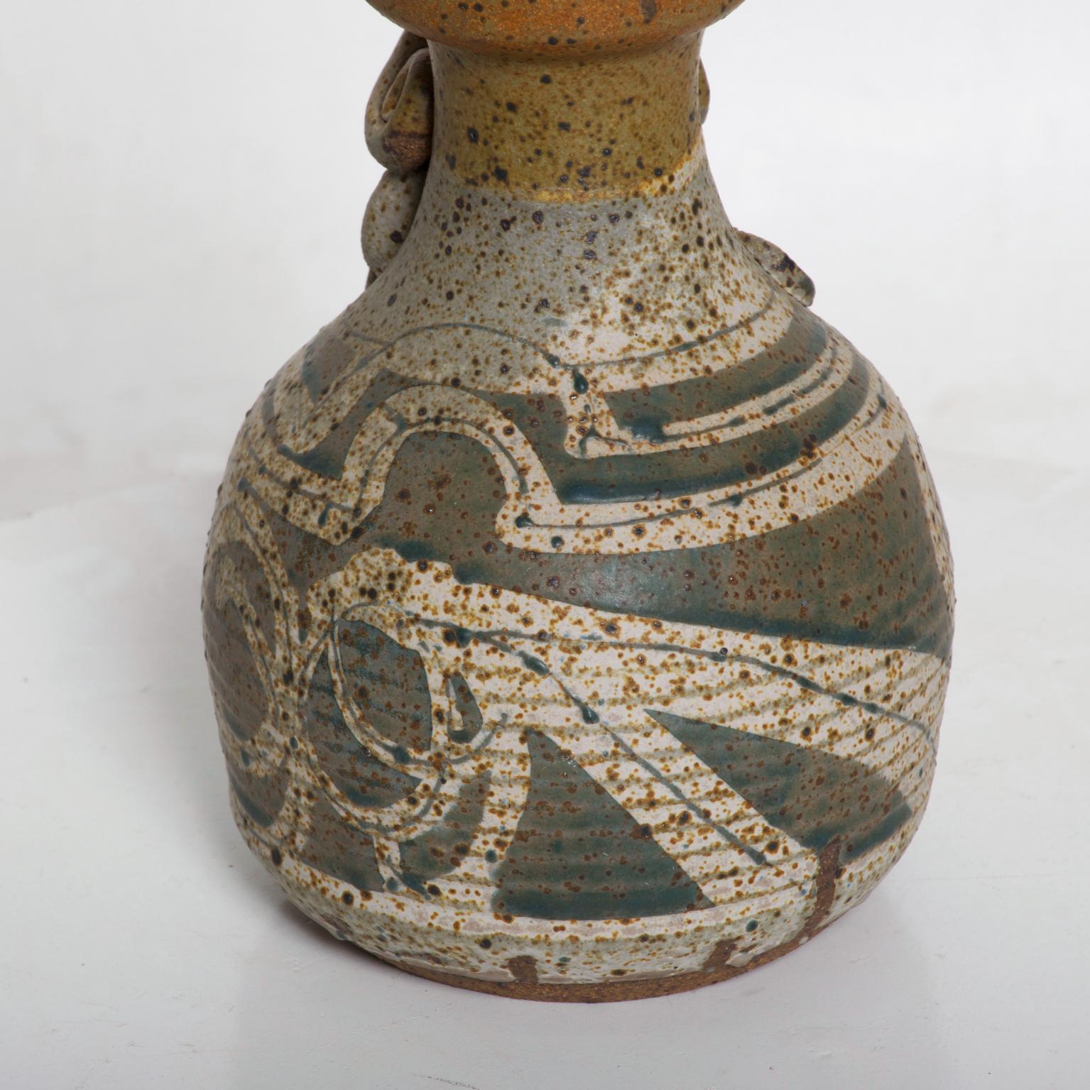 Mid-Century Modern Ceramic Pitcher with Sculptural Shape 2