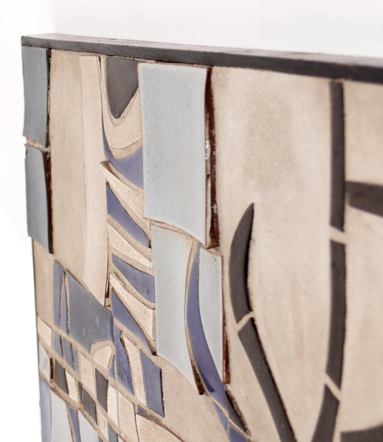 MidCentury Modern Ceramic Plaque by Harris and Ros Barron Boston