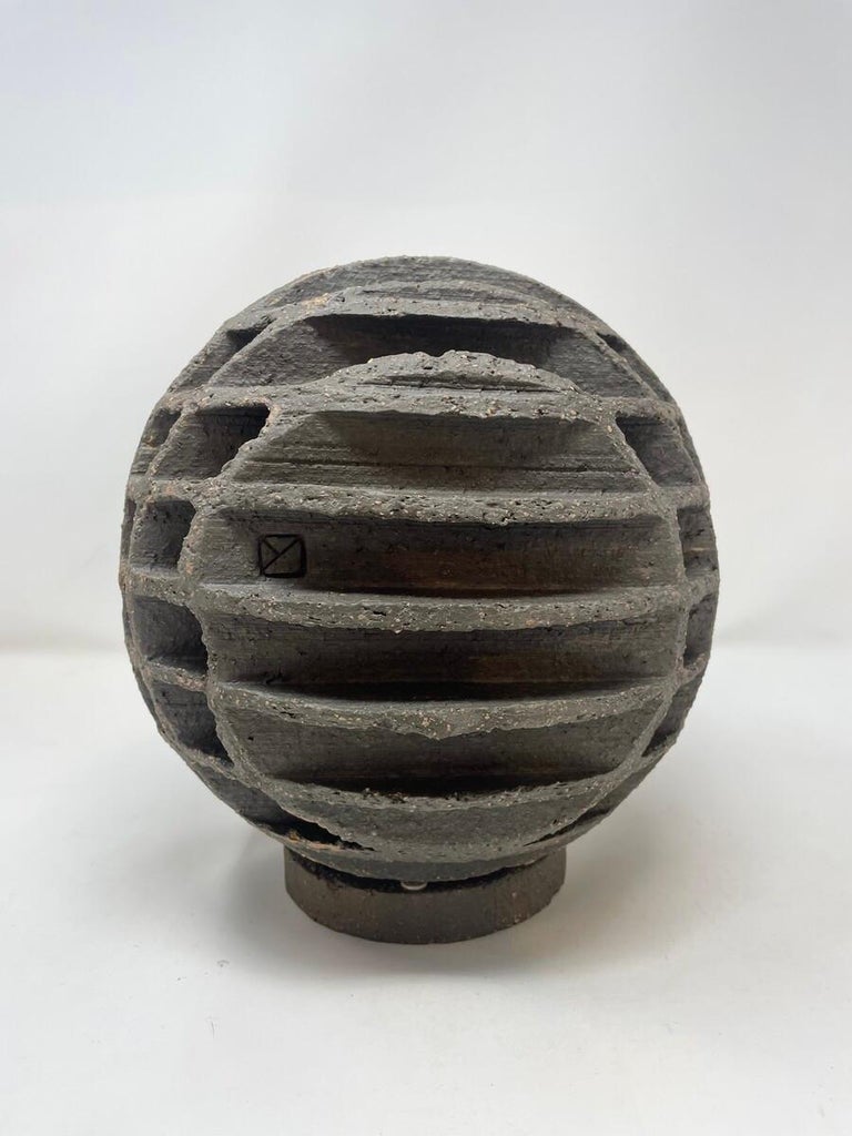 Mid-Century Modern Ceramic Sculpture by Alessio Tasca, Italy, 1970s 2