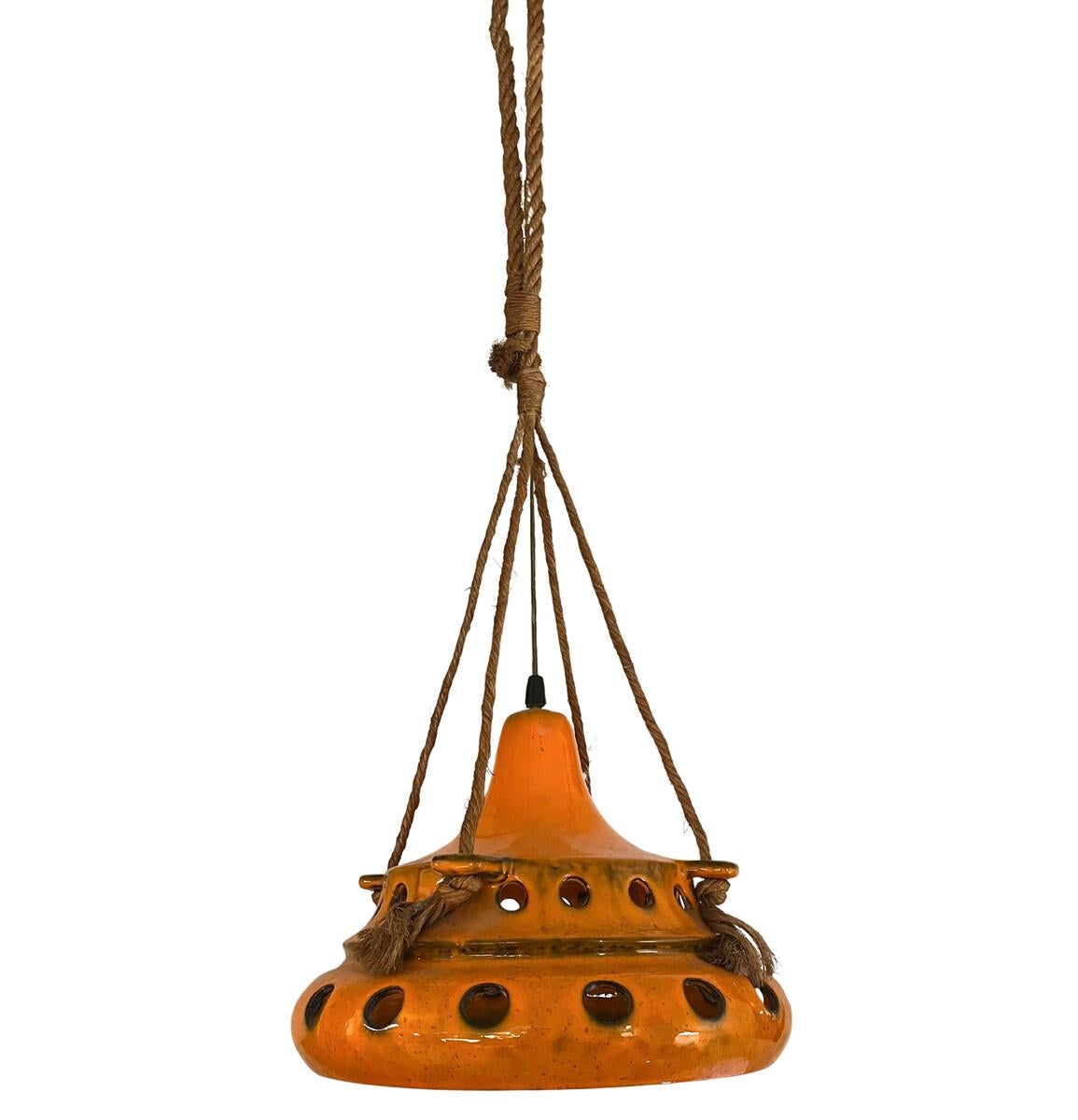 Late 20th Century Mid-Century Modern Ceramic Suspension, 1970s For Sale