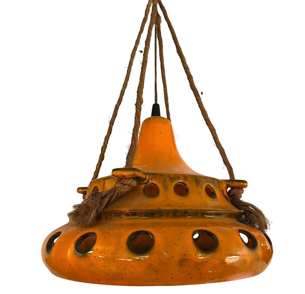 Mid-Century Modern Ceramic Suspension, 1970s For Sale 2