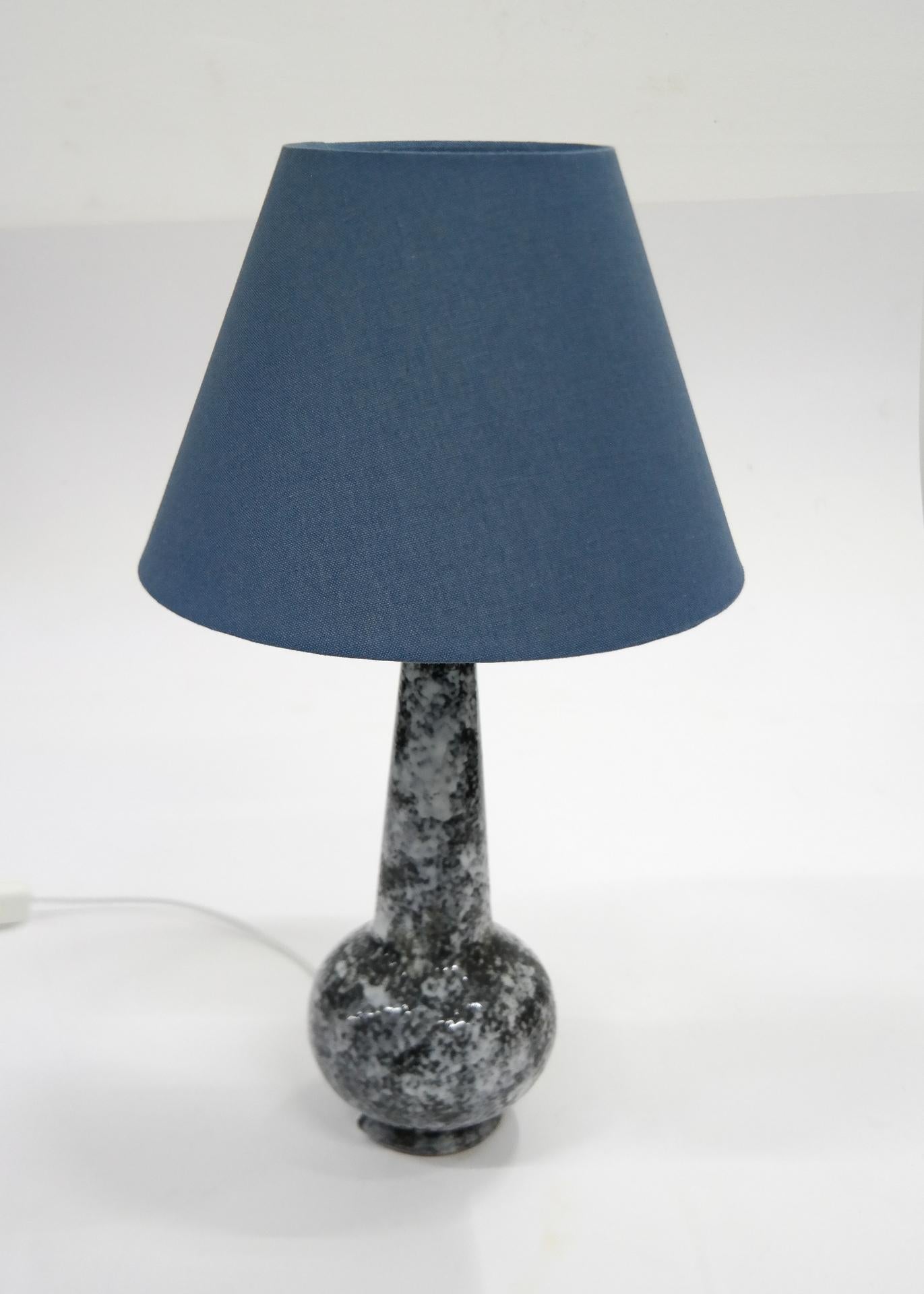 Mid-Century Modern Ceramic Table Lamp, 1970s In Good Condition In Budapest, HU