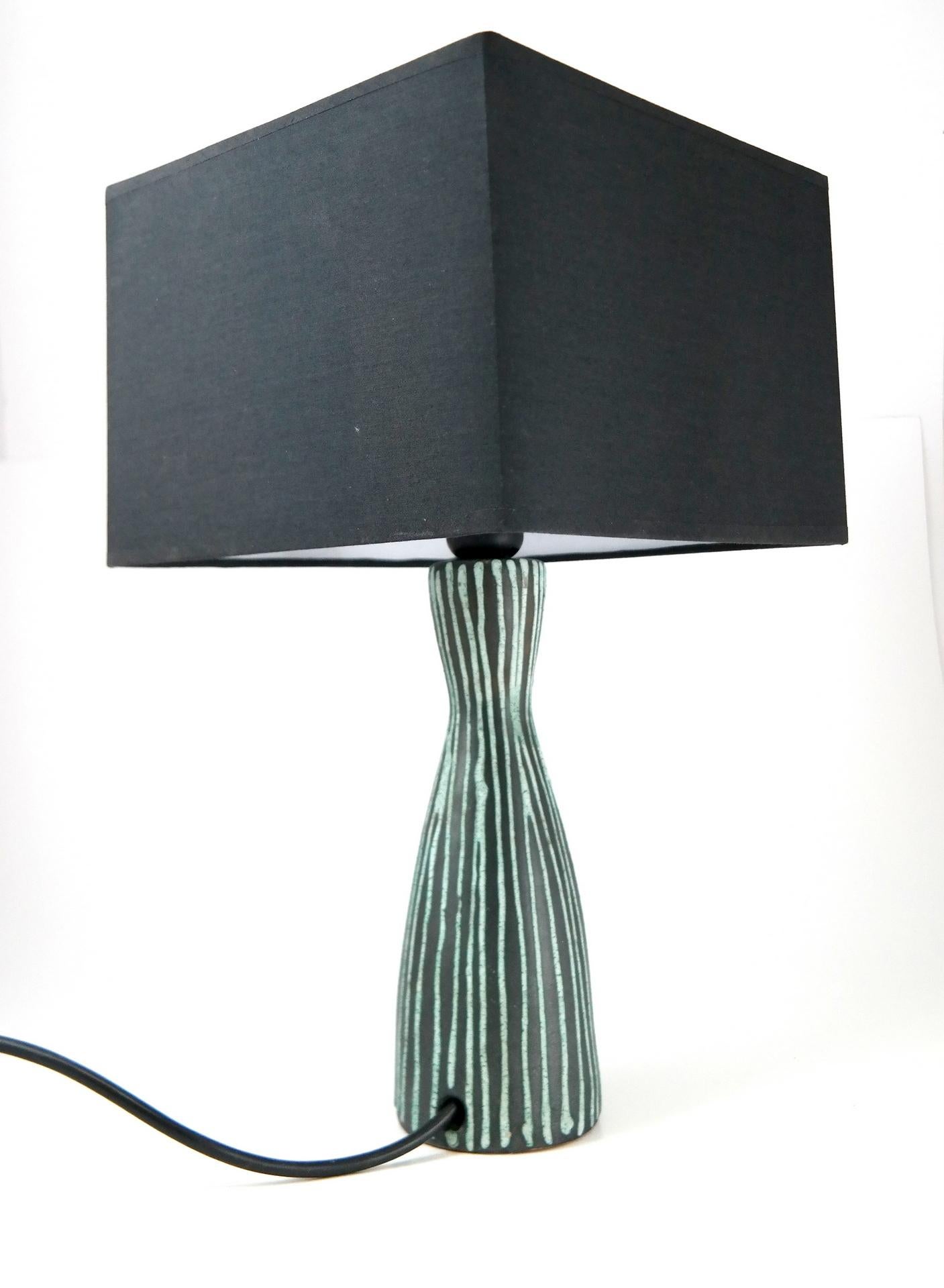 Late 20th Century Mid-Century Modern Ceramic Table Lamp, 1970s