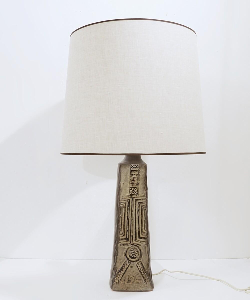 Lampe de bureau en céramique mi-siècle moderne, années 1970 en vente 2