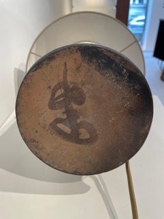 Mid-Century Modern Ceramic Table Lamp, Belgium, 1950s