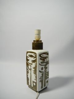 Moderne Keramik-Tischlampe aus der Mitte des Jahrhunderts von Carl-Harry Stlhane für Rrstrand