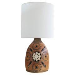 Mid-Century Modern Ceramic Table Lamp by George Pelletier, France 1960