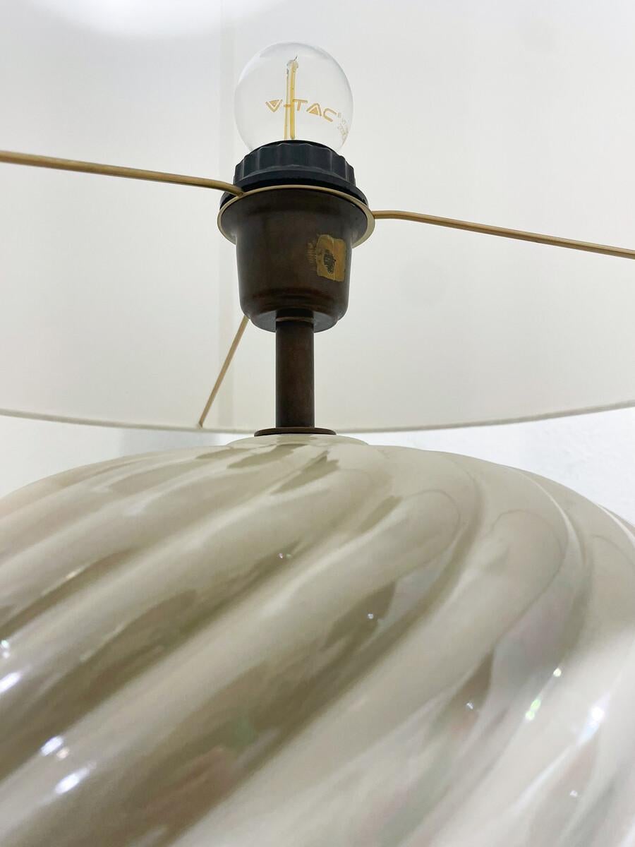 Ceramica Lampada da tavolo moderna in ceramica di Tommaso Barbi, anni '70, Italia in vendita