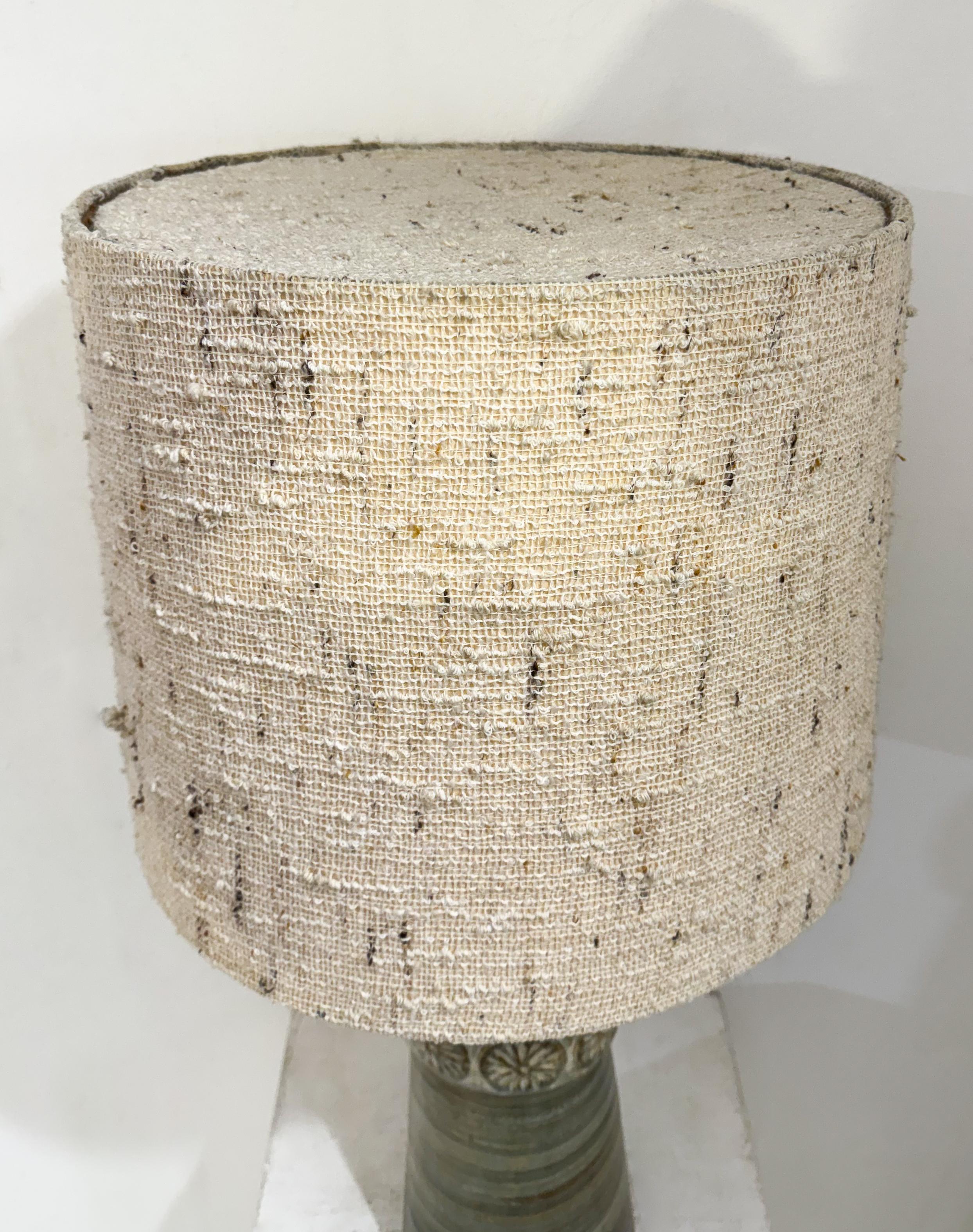 Moderne Keramik-Tischlampe aus der Mitte des Jahrhunderts, Dänemark im Angebot 3