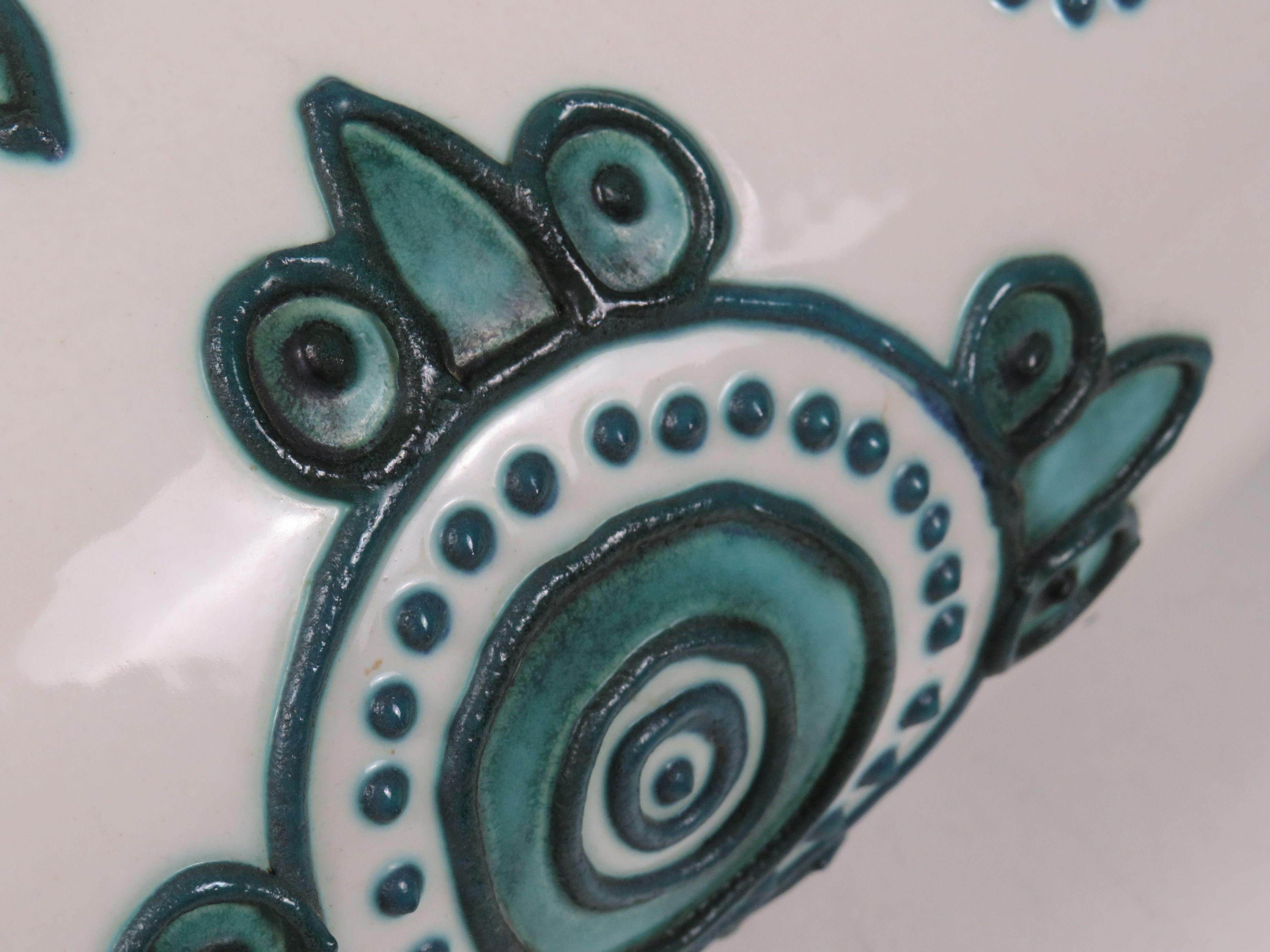 Glazed Mid-Century Modern Ceramic Vase, Attributed to Bodo Mans for Schlossberg, WG For Sale