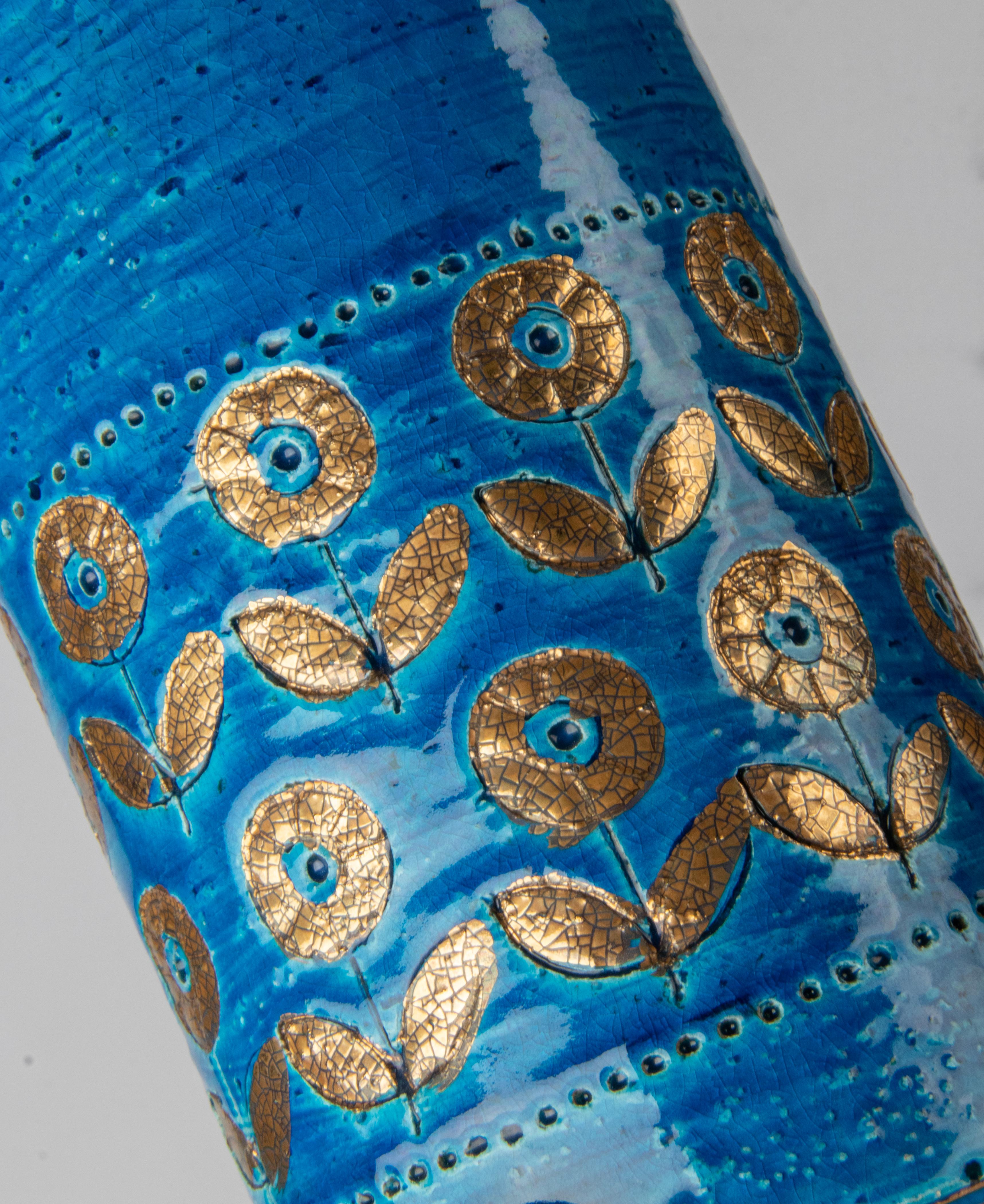 Moderne Keramikvase aus der Mitte des Jahrhunderts – Bitossi  im Angebot 4