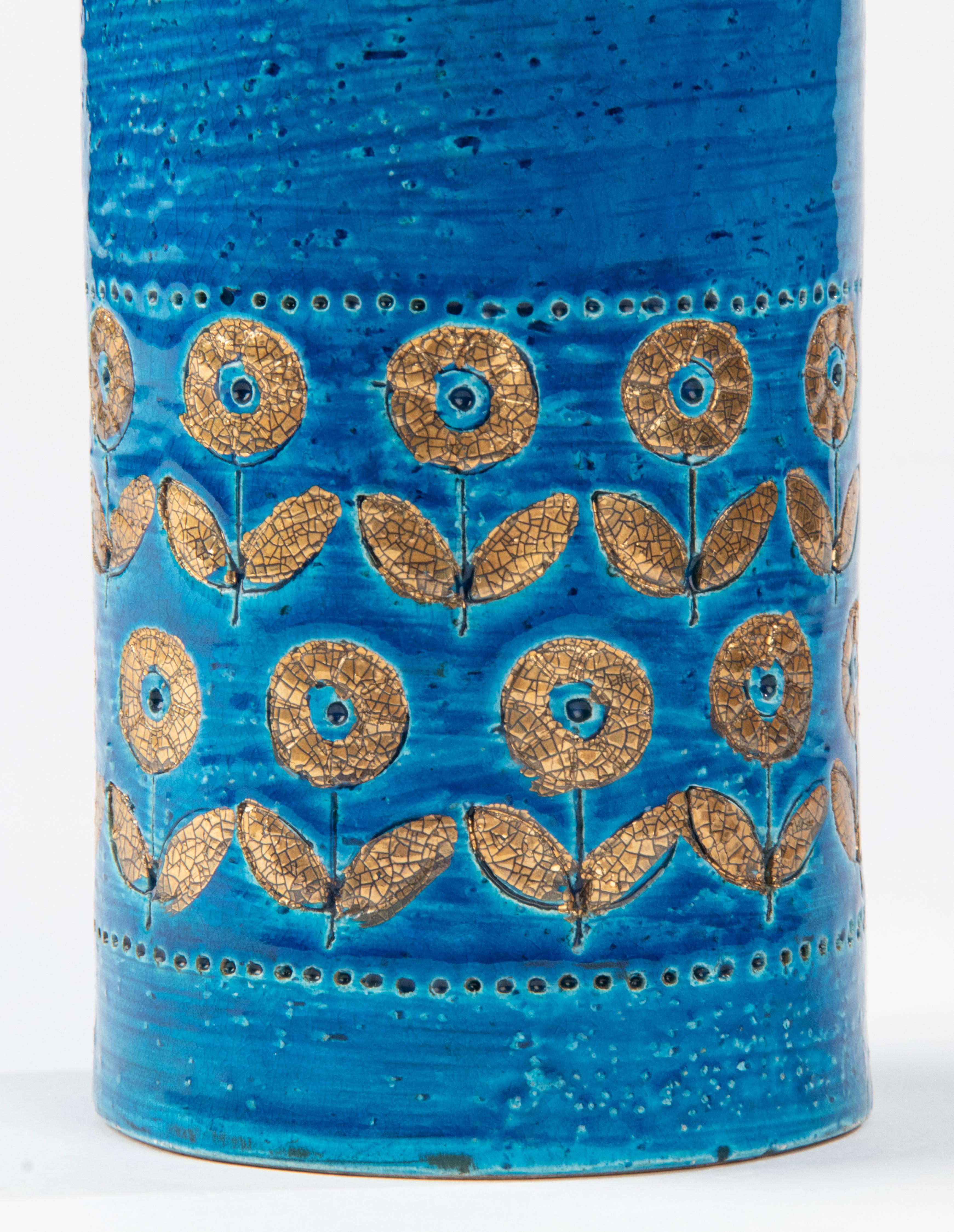 Moderne Keramikvase aus der Mitte des Jahrhunderts – Bitossi  im Angebot 6