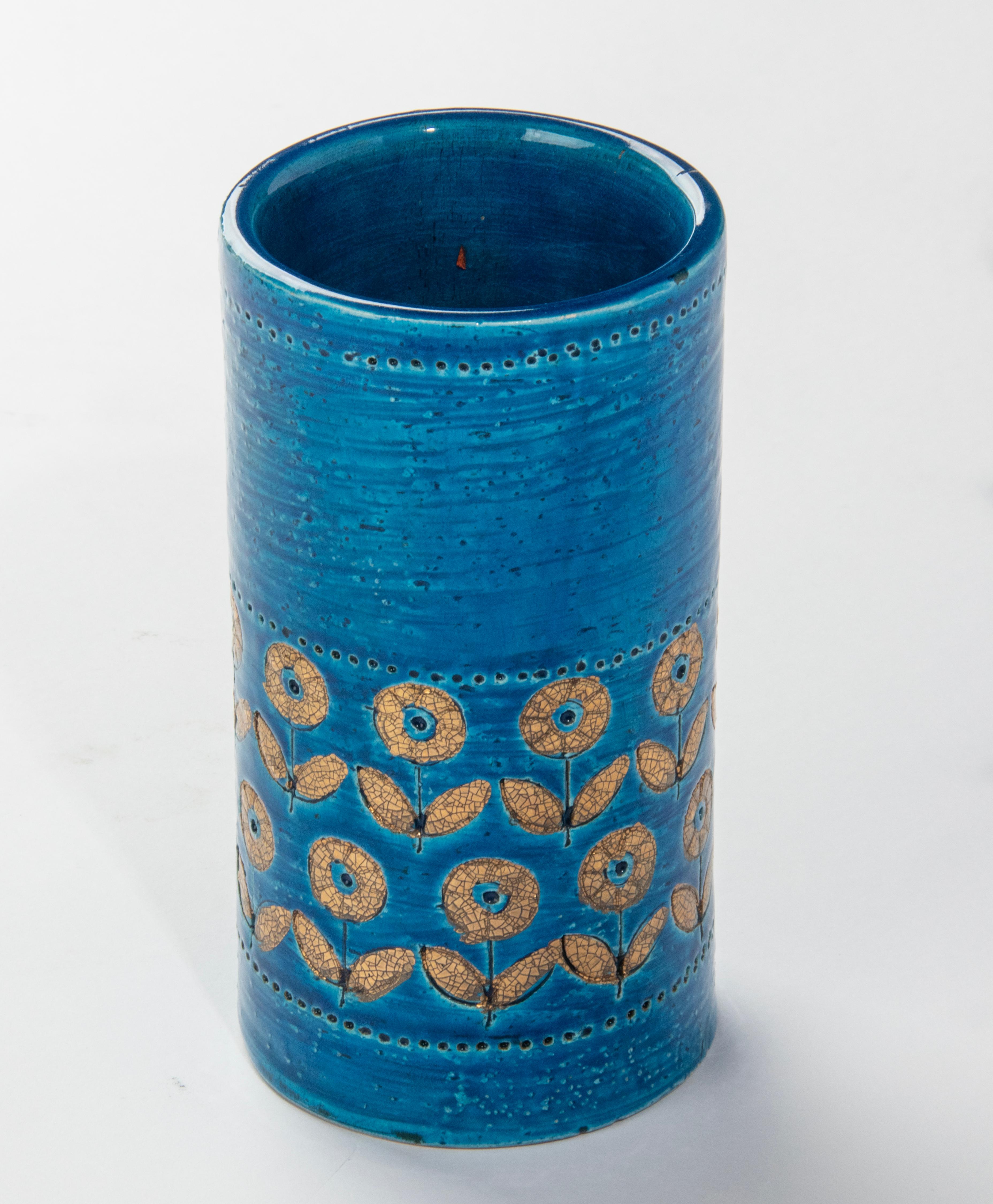 Moderne Keramikvase aus der Mitte des Jahrhunderts – Bitossi  im Angebot 7