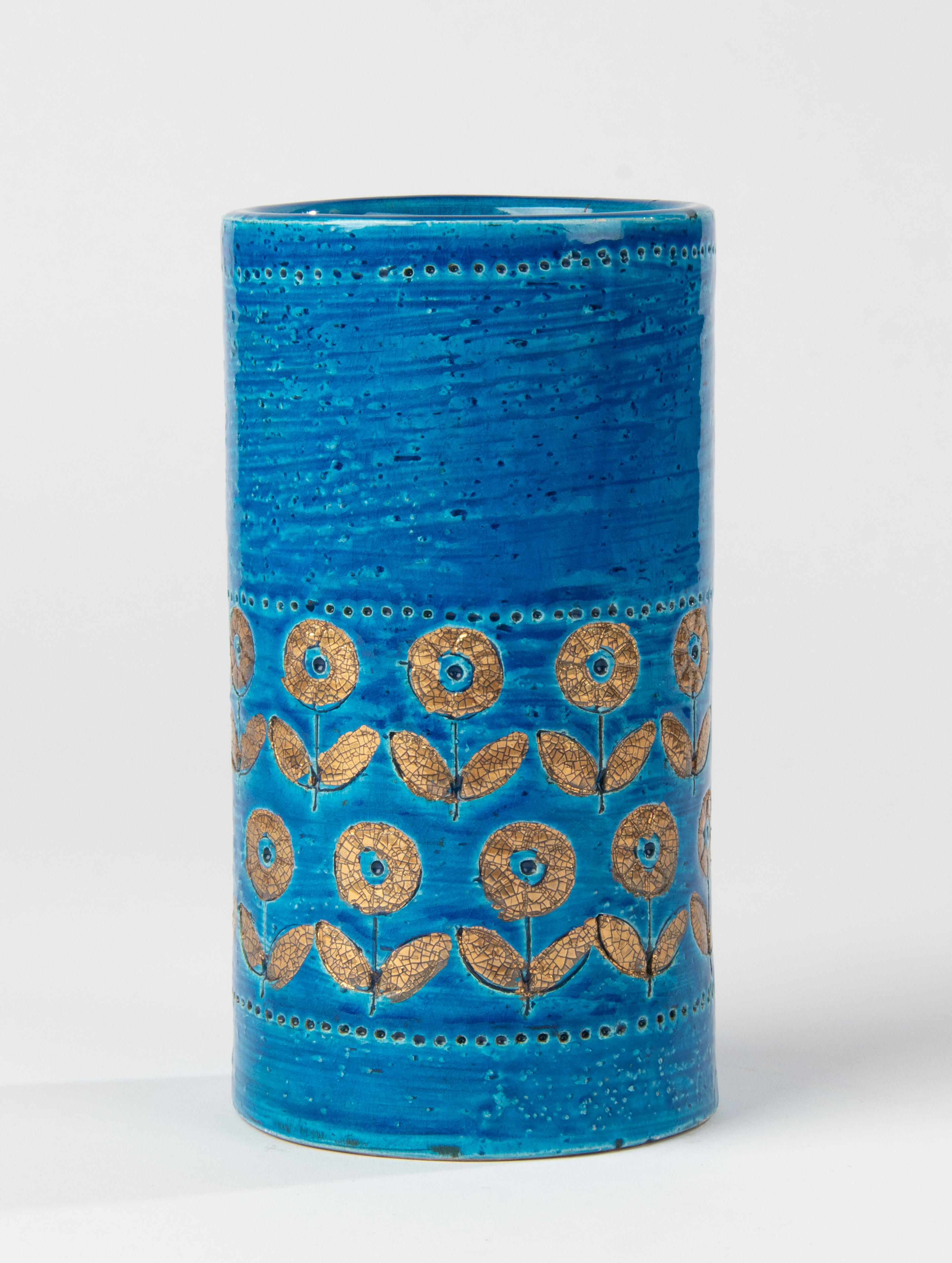 Moderne Keramikvase aus der Mitte des Jahrhunderts – Bitossi  (Moderne der Mitte des Jahrhunderts) im Angebot