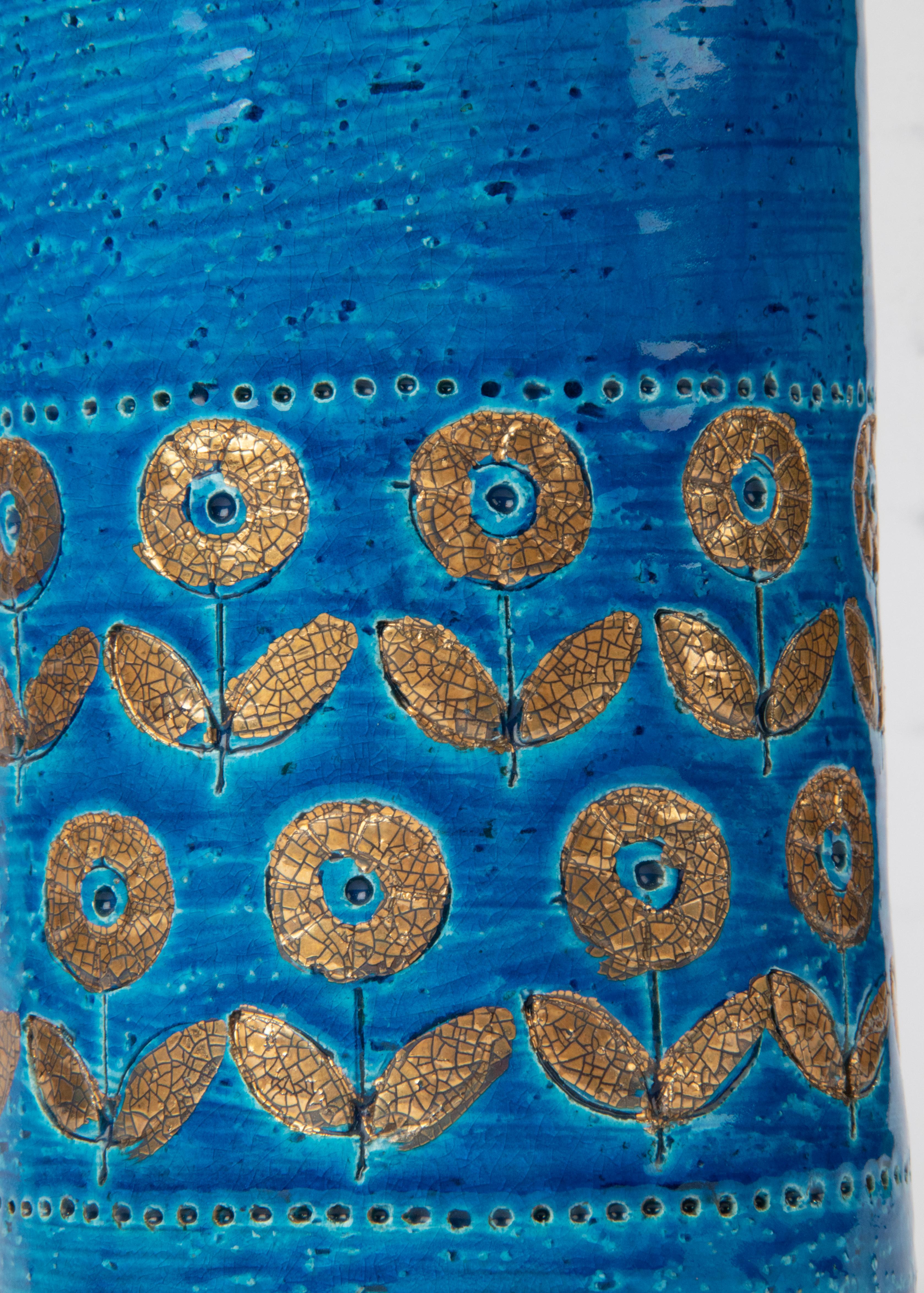 Moderne Keramikvase aus der Mitte des Jahrhunderts – Bitossi  (Mitte des 20. Jahrhunderts) im Angebot
