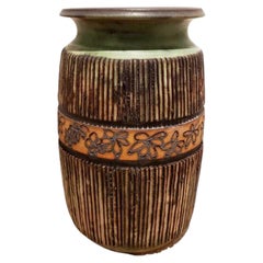 Keramikvase im Mid-Century-Modern-Stil von Andrew Bergloff, USA, 13,25 Zoll