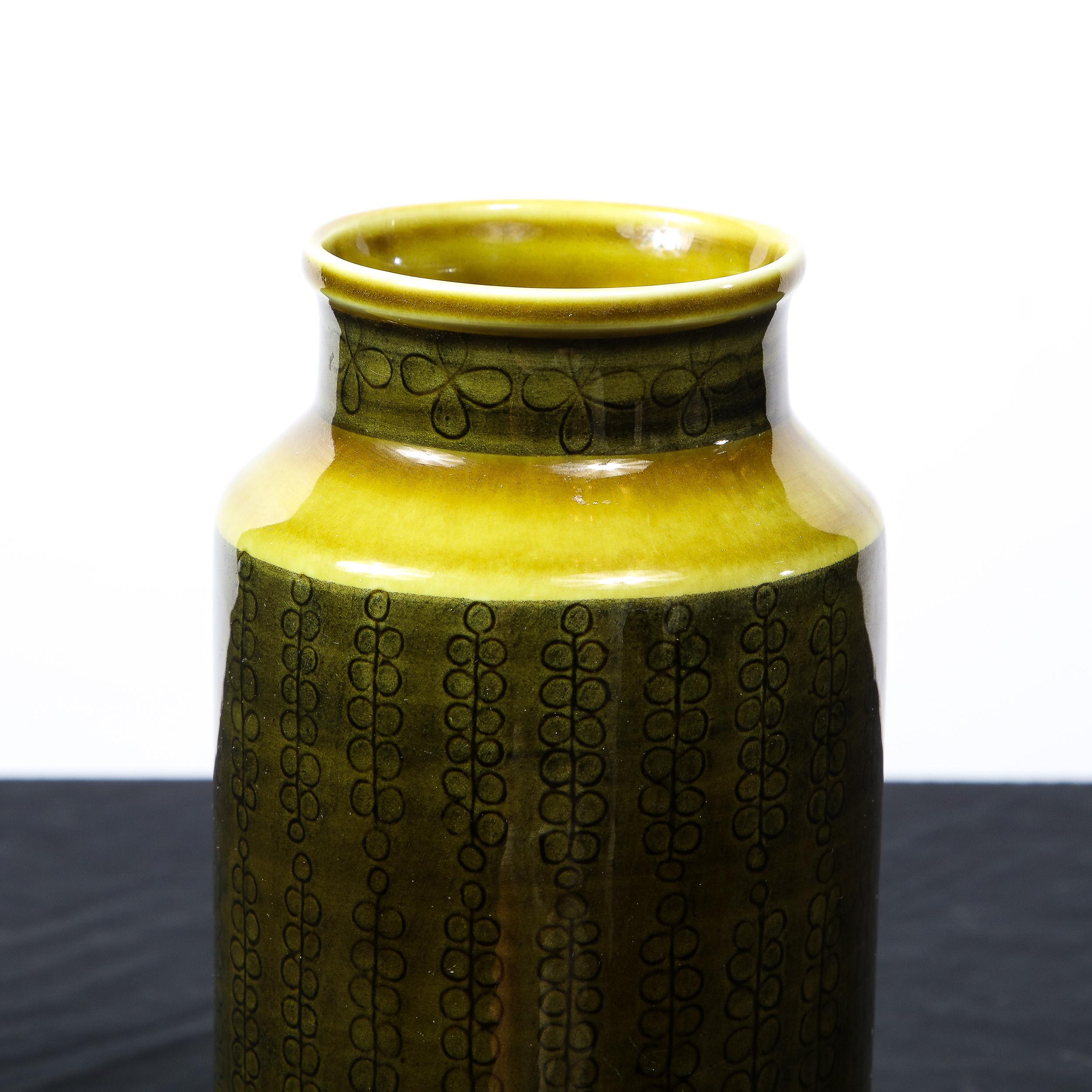 Swedish Mid-Century Modern Ceramic Vase by Gunnar Nyland for Rorstrand Company For Sale