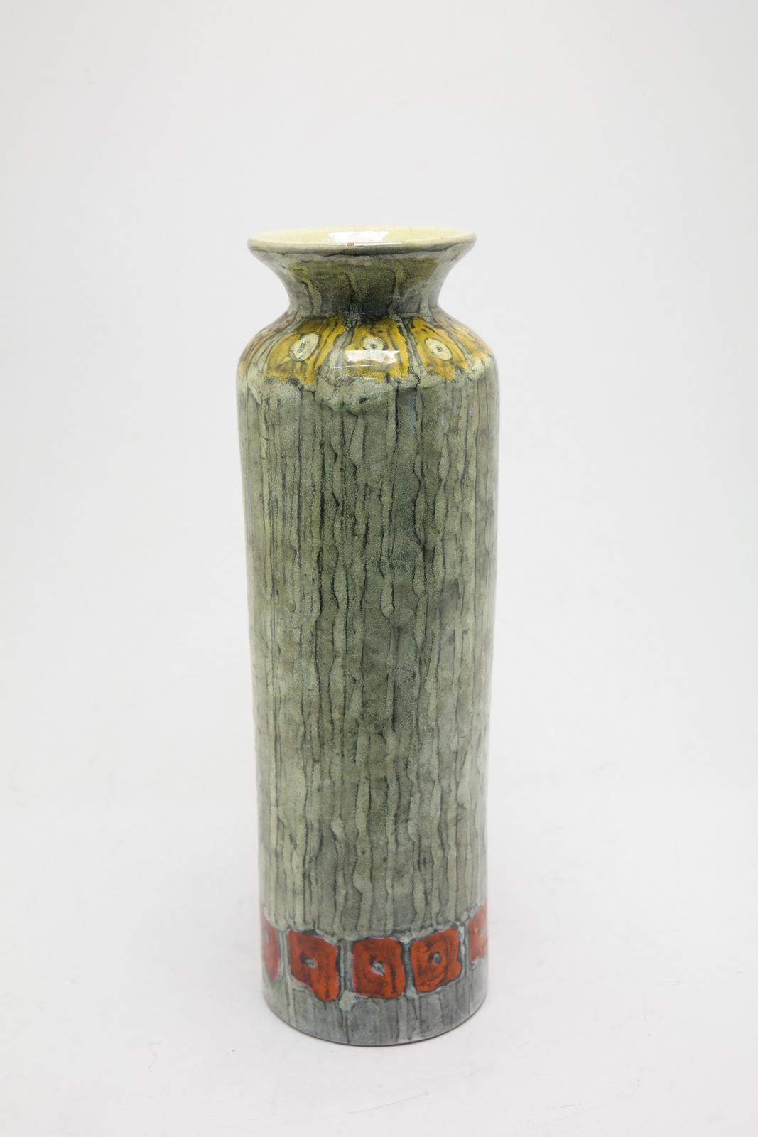 Hungarian Mid-Century Modern Ceramic Vase by Illes, 1970s For Sale