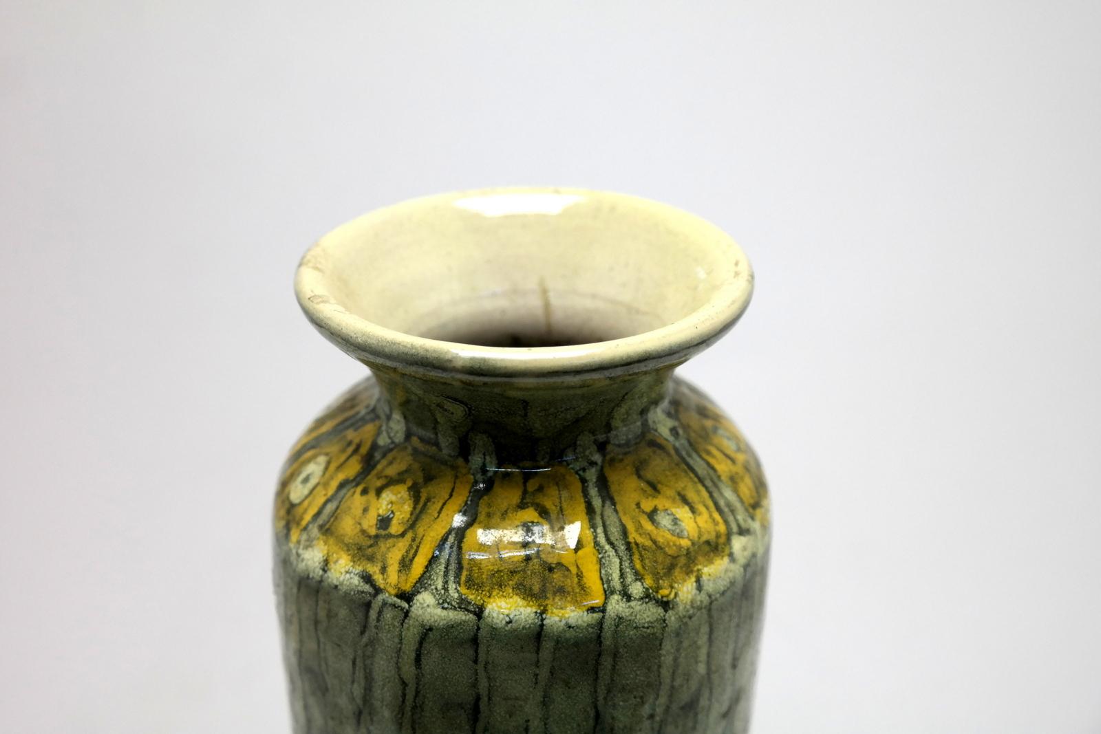 Late 20th Century Mid-Century Modern Ceramic Vase by Illes, 1970s For Sale