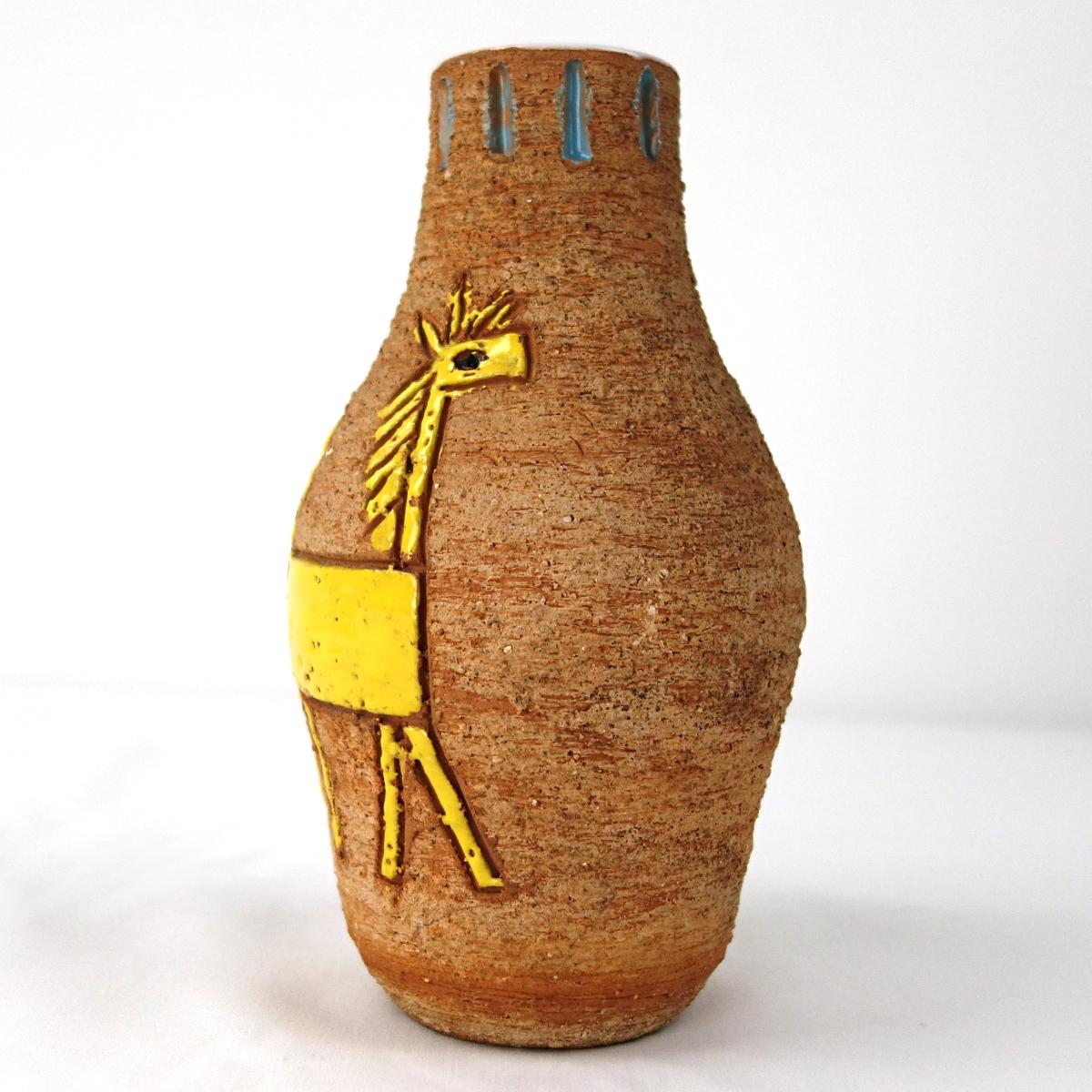 20th Century Mid-Century Modern Ceramic Vase by Italian Maker Fratelli Fanciullacci For Sale