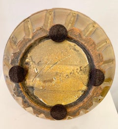 Vase en céramique moderne du milieu du siècle dernier de Marius Bessone-Vallauris, France, années 1950