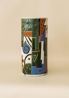 Mid-Century Modern Ceramic Vase by Unknown Artist, 1960s