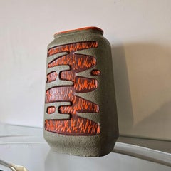 Mid Century modern ceramic vase, ES Keramic