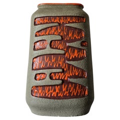 Mid Century modern ceramic vase, ES Keramic