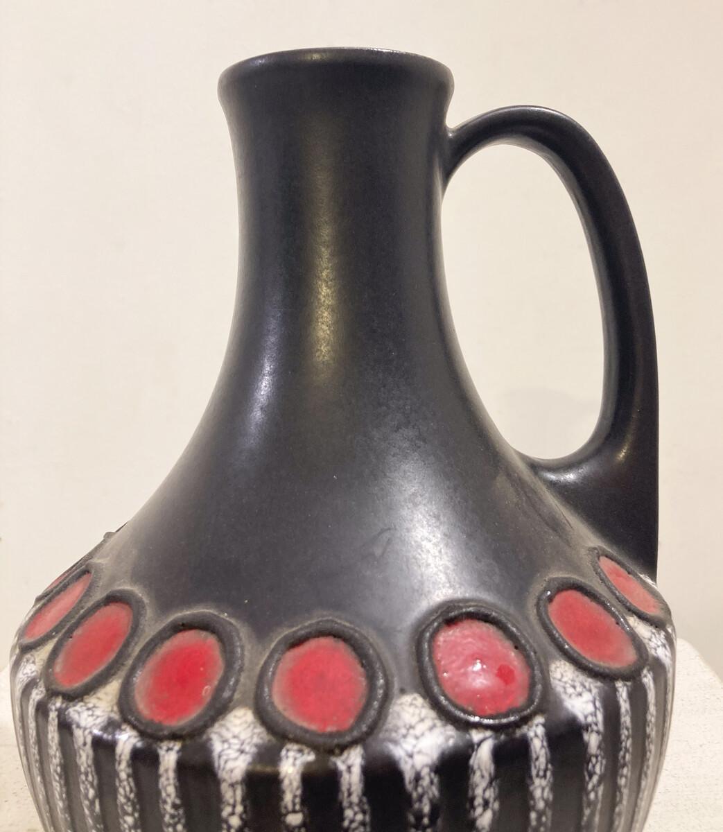 Fine XX secolo Vaso in ceramica di metà secolo, Germania, anni '70 in vendita