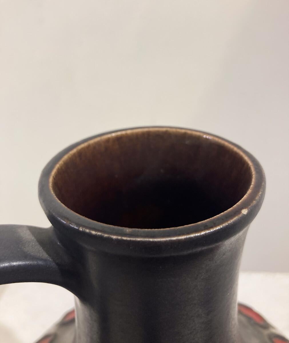 Vaso in ceramica di metà secolo, Germania, anni '70 in vendita 4