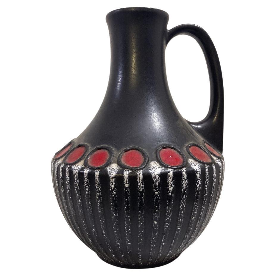 Moderne Keramikvase aus der Jahrhundertmitte, Deutschland, 1970er Jahre