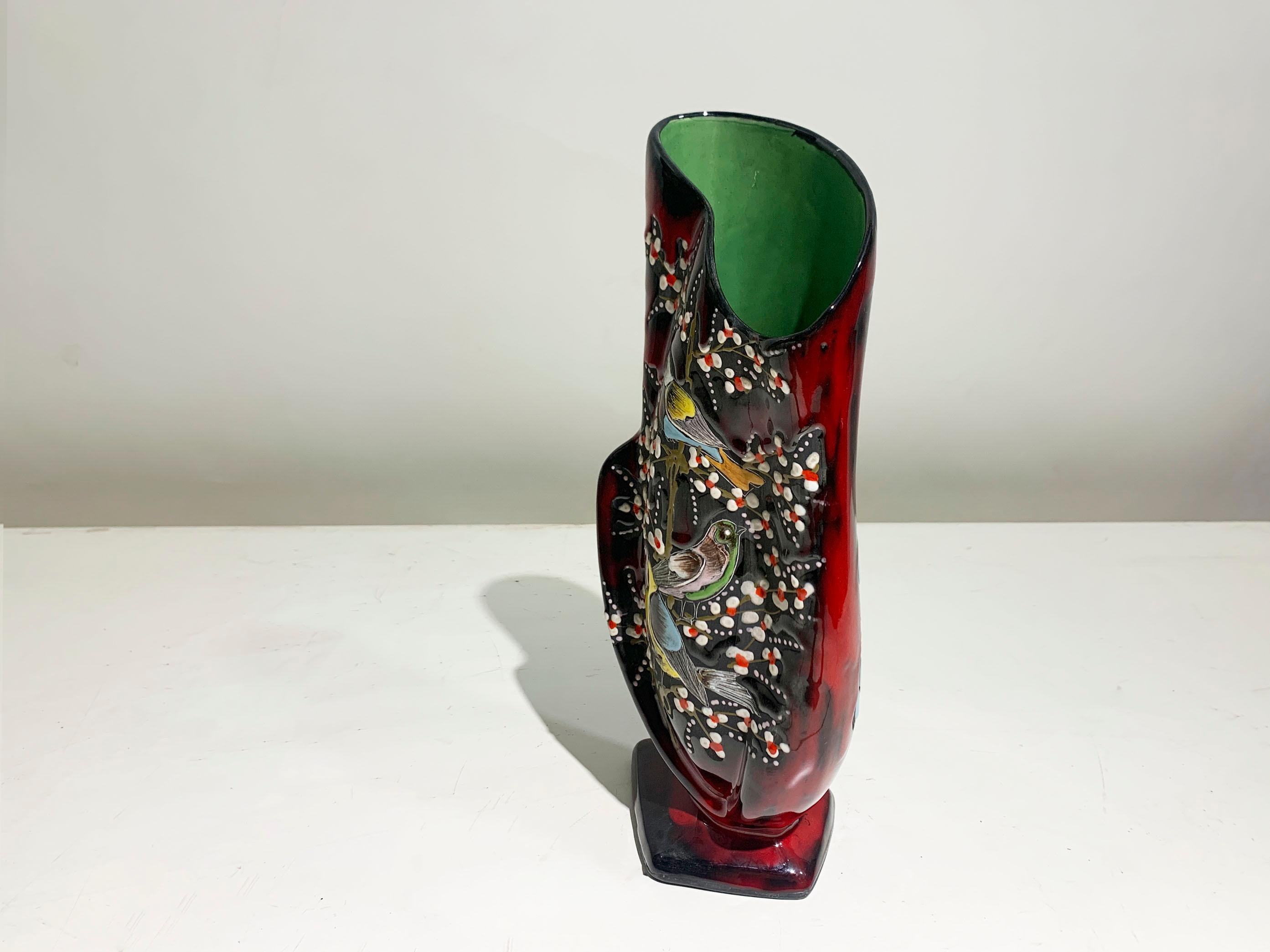 XX secolo Vaso in ceramica di metà secolo moderno numerato 43, Italia, circa anni '50 in vendita
