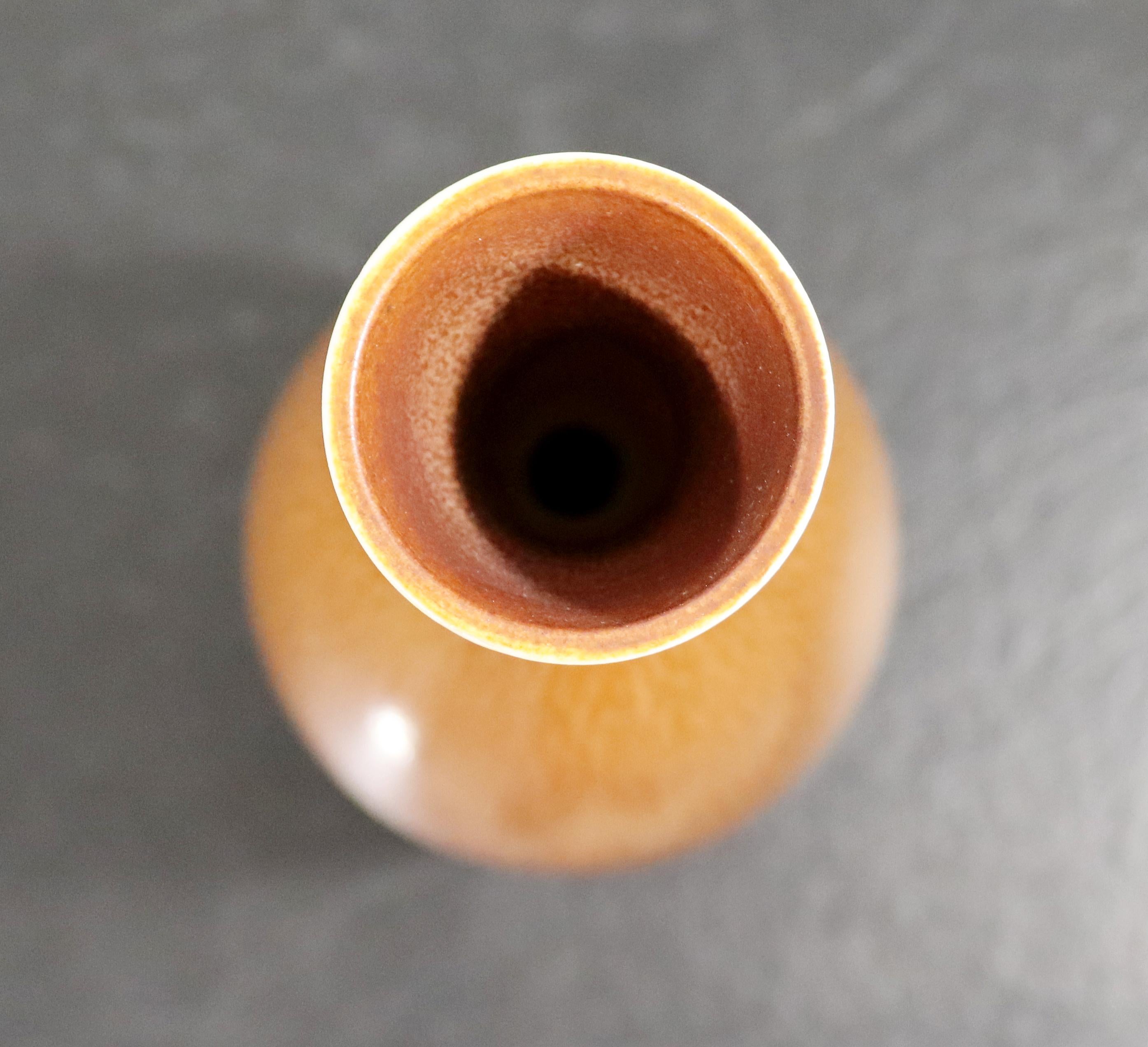 brown ceramic vases