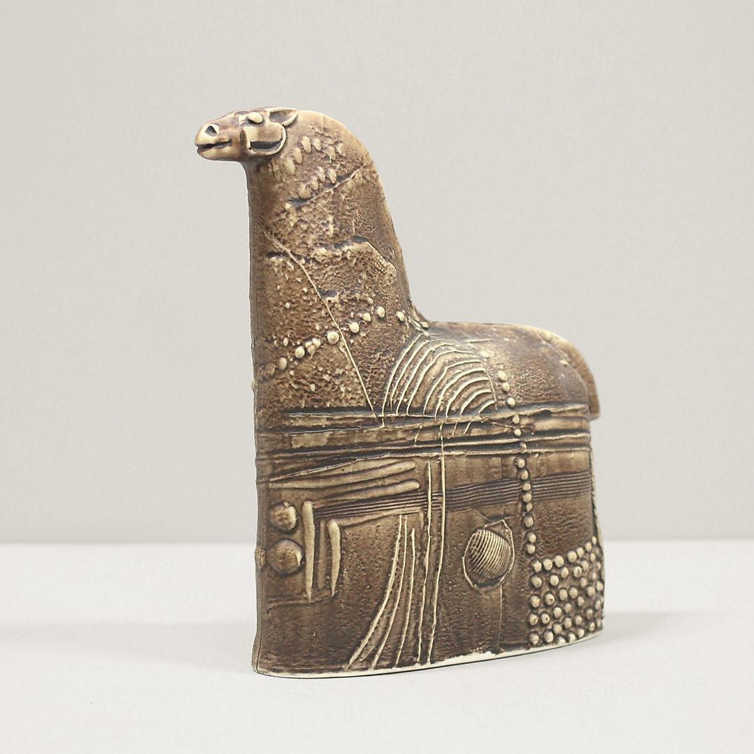 Mid-Century Modern Mid century modern ceramics Bertil Vallien ‘Horse’ Sculpture  For Sale