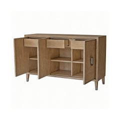 Mid-Century Modern Cerused Credenza