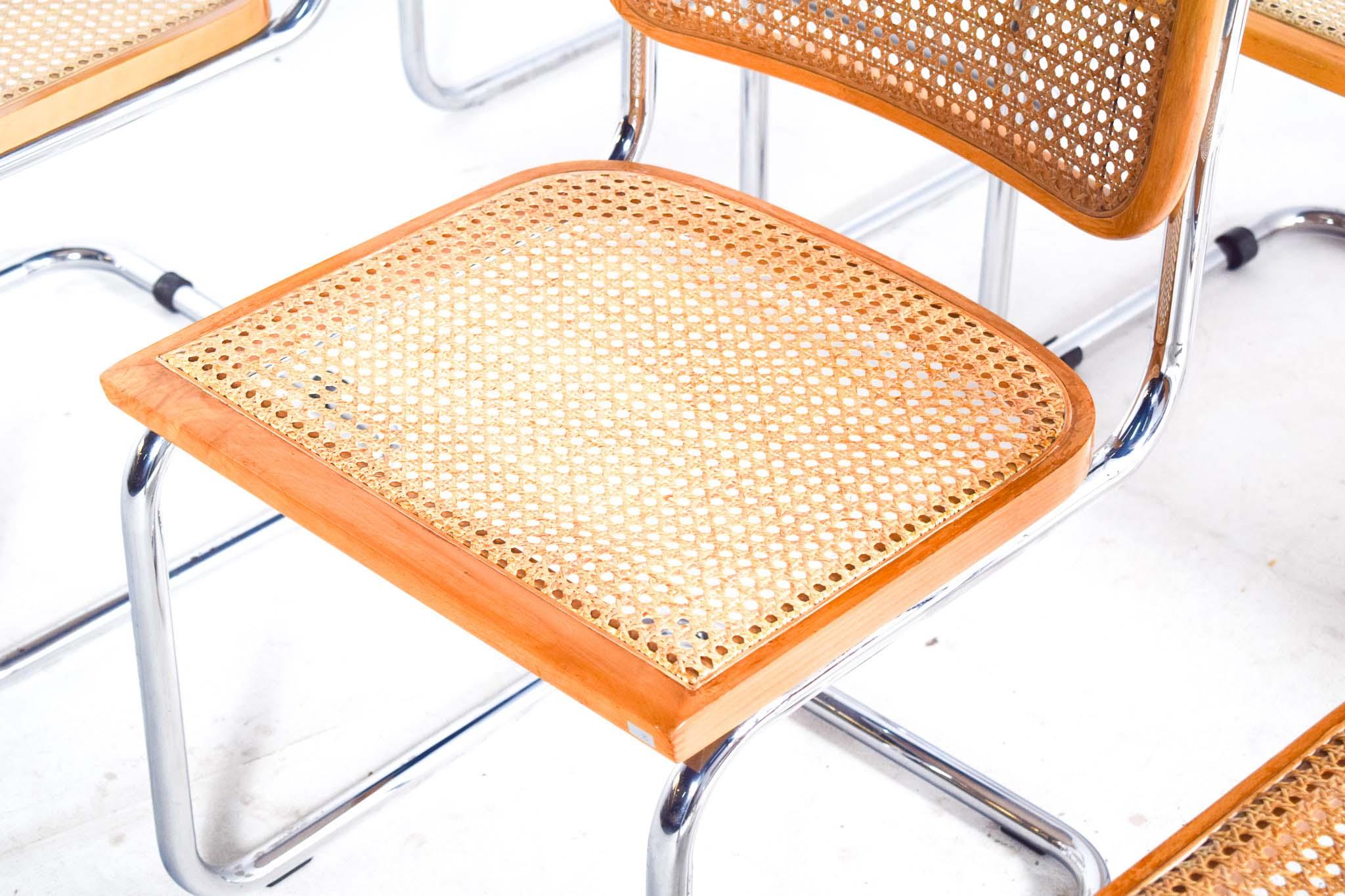 Mid Century Modern Cesca Chair by Marcel Breuer for Knoll For Sale 1