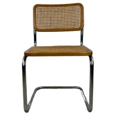 Mid Century Modern Cesca Style Chair with Caned Seat