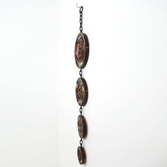 Mid-Century Modern Chained Ceramic Four Unit by Duisburger Kunstgewerbe