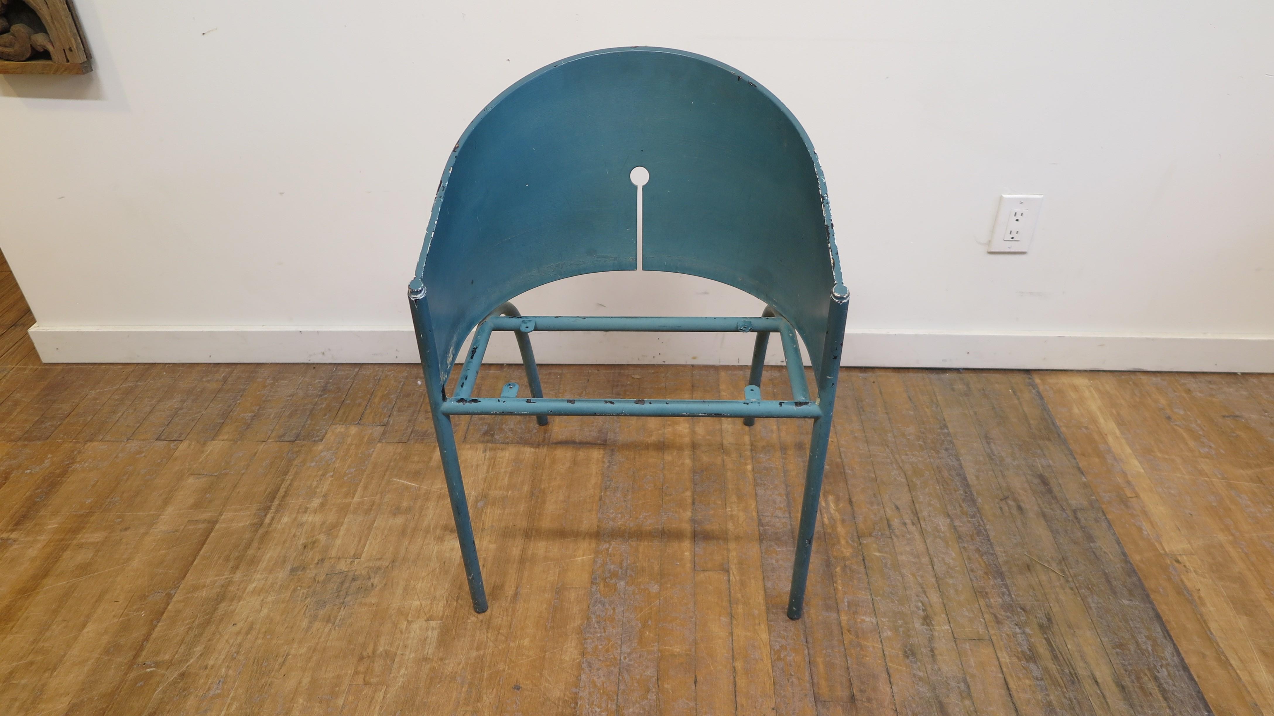 Mid-Century Modern Chair Attributed to Phillip Starck 7