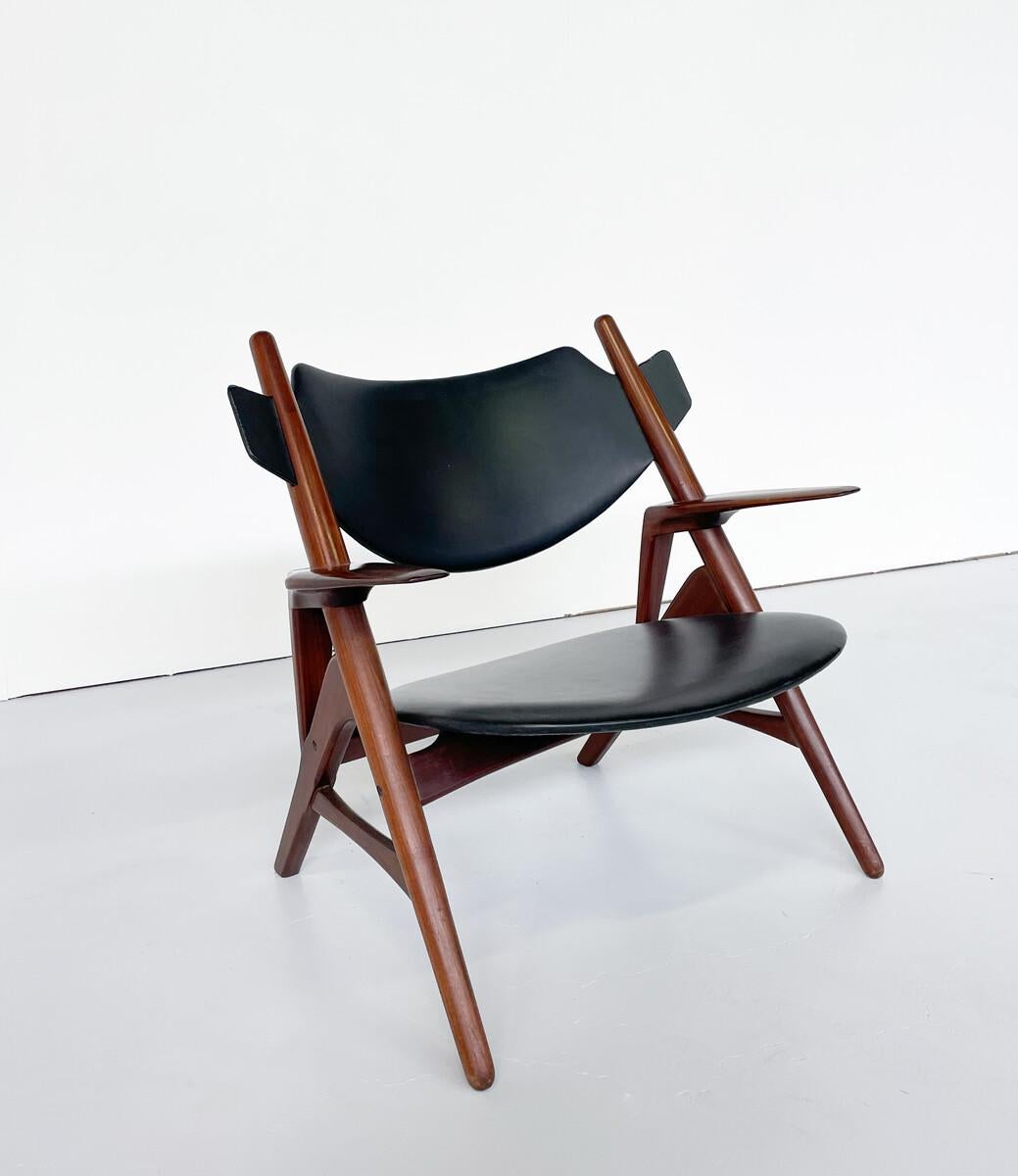 Mid-20th Century Mid-Century Modern Chair by Hans Wegner, De Padova,  1960s For Sale
